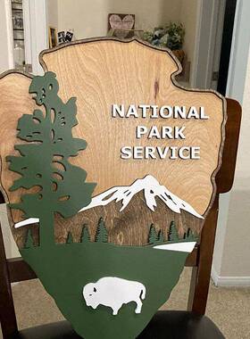 跨境公独站复古园SM-21212管理局志指示牌花园庭术院p标vc 装饰艺