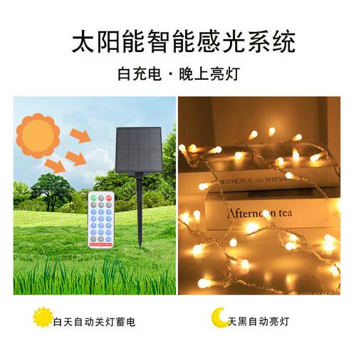 LD灯串极迷你小白球饰氛无围WME装E彩色彩灯夜市摆摊灯带球灯串