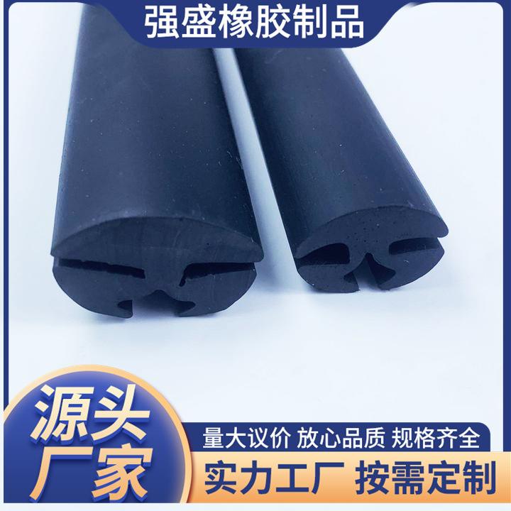 H型三口密封条透视窗三口玻璃嵌条三元乙丙注塑三口玻璃嵌条