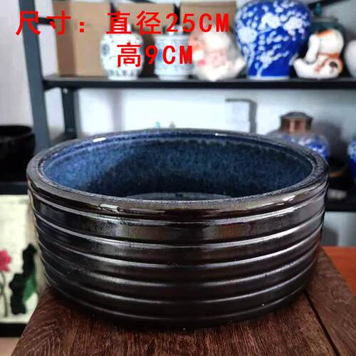 新款陶瓷鱼缸景德镇莲陶瓷缸睡莲缸碗套莲乌龟缸青大浩金鱼缸花碗