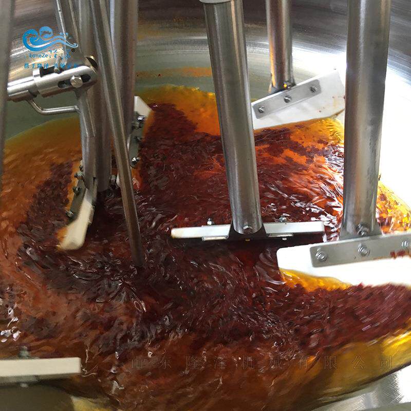 全0自动火锅炒料机 650L电磁火锅底料炒锅厂 家炒80辣斤椒酱设备
