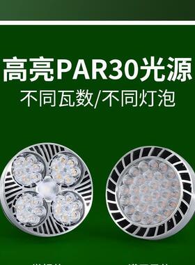 轨道射灯led服装店专用餐饮商用店铺节能par30嵌入式通用超亮射灯