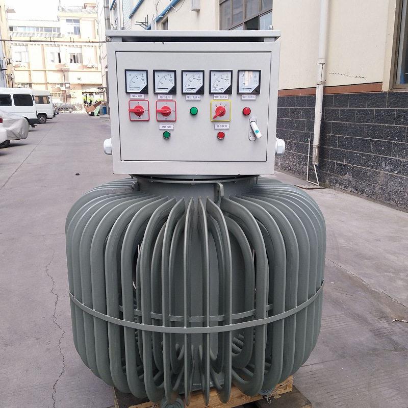 油浸式稳压器出口柬埔寨工地电动机用油式稳压器100KW稳压器