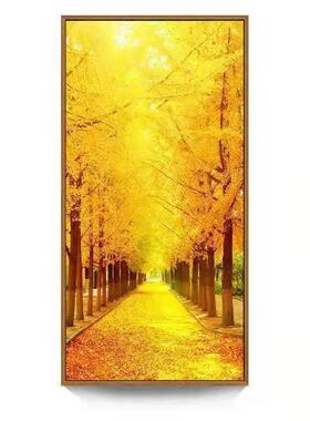 入玄户关装饰画走Bi07ng6Z廊过墙壁画现代简约北欧客厅玄幻道晶瓷