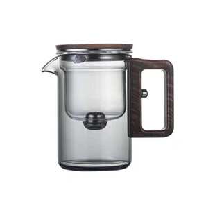泡茶壶茶水分离泡茶杯耐热全玻璃内胆飘逸杯磁吸泡茶茶壶茶具