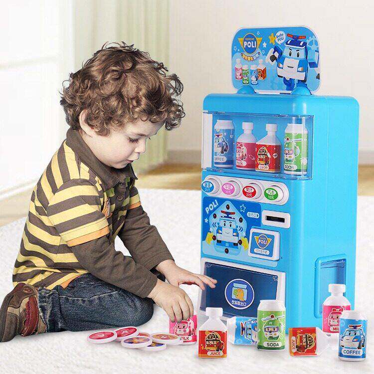 儿童玩具女孩饮料贩卖机糖果机自动售货女童过家家玩具生日礼物
