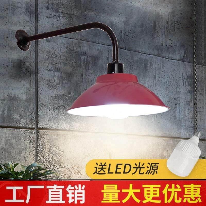 LED户外路灯工矿灯防水马路灯罩家用庭院灯走道灯门口 室外照明灯