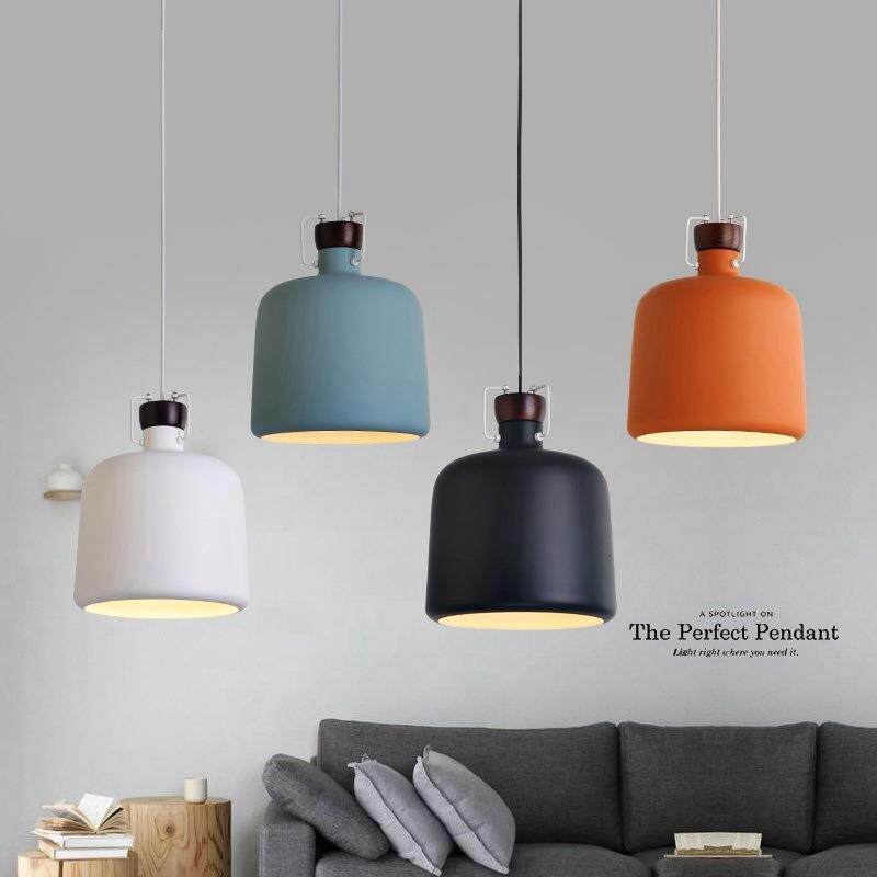 北欧AMBIT简约创意彩色铝材吊灯餐厅画室咖啡厅奶茶店网咖照明灯