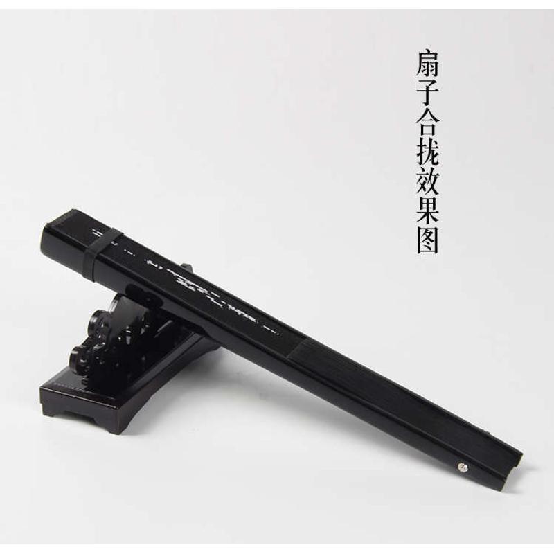 RKT4扇子折扇中国风男士古风黑色小扇儿童随身便携折叠扇夏季女式