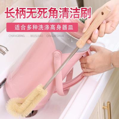 木柄瓶子刷子加长小瓶口瓶刷细口长柄小口清洁花瓶清洗酒瓶刷家用