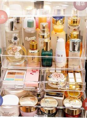 Portable Transparent Makeup Organizer Storage Box Acrylic 1