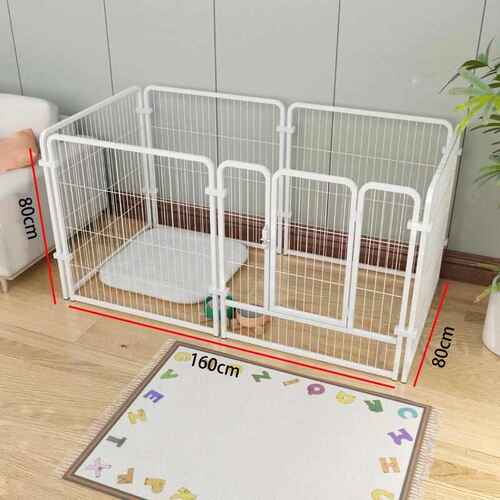 小栅栏狗狗笼子家用室内中厕大型犬笼子围栏自由组合围栏训宠物狗