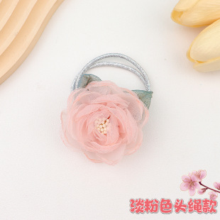 窗帘绑带高级感法式蕾丝花朵家装饰品纱帘扎束带收纳扣捆绑绳