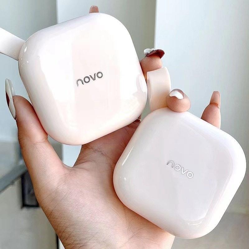 NOVO粉饼定妆持久防水防汗不脱妆干粉定妆粉蜜粉散粉化妆品彩妆女