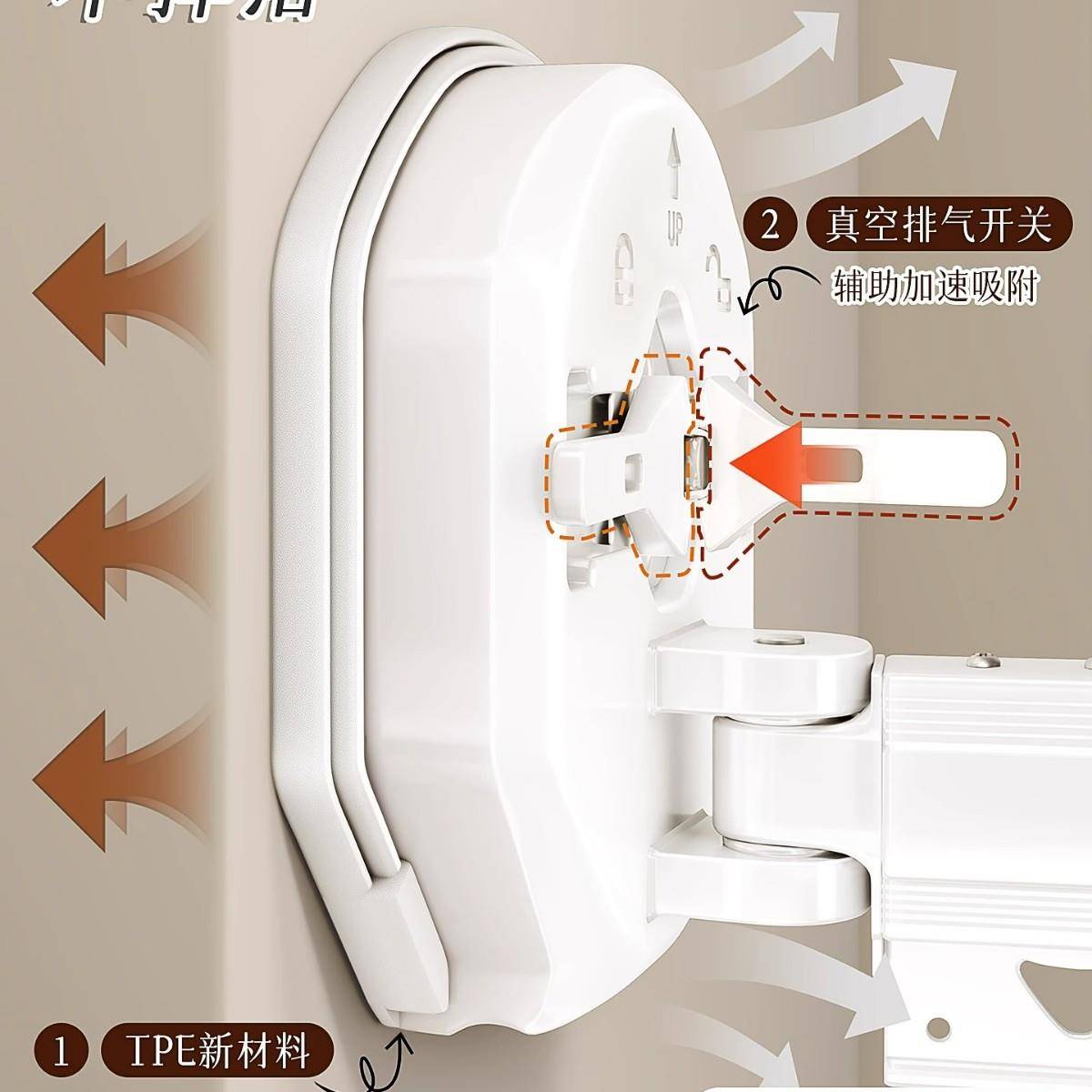 浴室浴帘吸盘折卫叠隐UMR形生间湿分离澡窗帘洗防水防霉布淋浴干