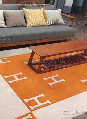 高档H橙色无障碍豪华时尚品牌斯堪的维亚美国厅咖啡客桌卧纳室床