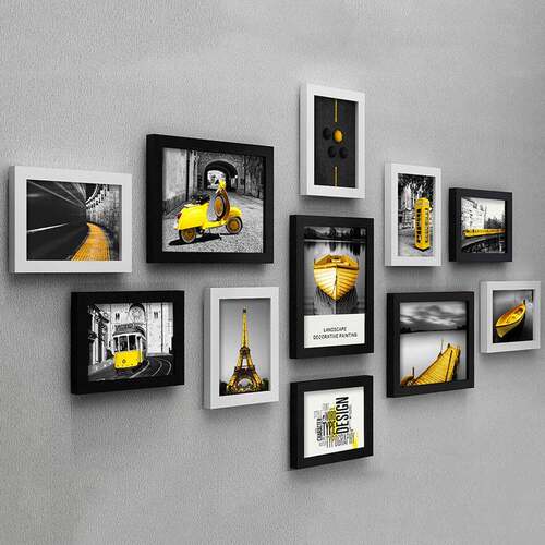 033影楼婚纱照相框背景墙饰卧室内房间上墙壁挂件创意墙面装饰
