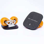 弧形星板g9铝合金减震滑板漂移轮速分体海绵