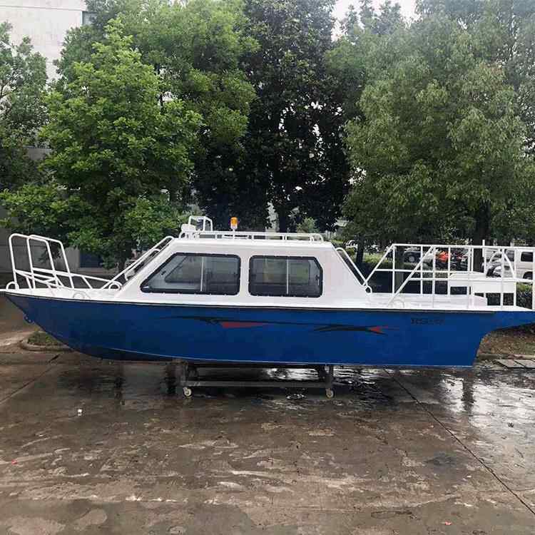 718铝合金敞开艇海钓渔船工作艇休闲艇巡逻艇钓鱼船用休闲海钓