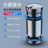 车载烟灰缸智能铝合金车内用品高级烟灰缸创意便携汽车烟灰缸家用