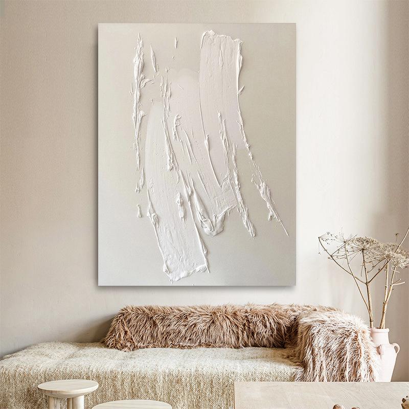 纯手绘油画现代简约抽象立体大幅挂画客厅玄关走廊装饰画《意境》图片