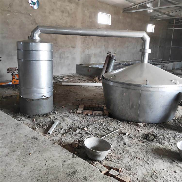 不锈钢白酒大型酿酒设备商用烤酒酿酒器定做 304米酒煮酒蒸馏器