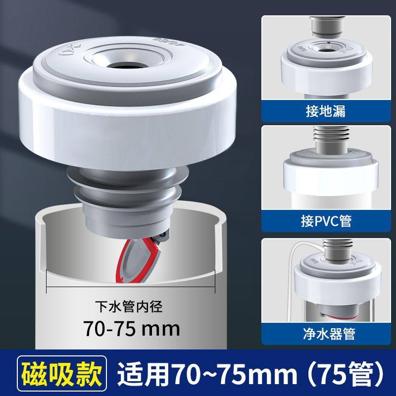 下水管防返臭神器洗手盆池密封圈厨房洗菜盆排水管道硅胶塞堵口器,家装主材,下水器,淘宝优惠券,粉丝福利购,淘宝优惠卷