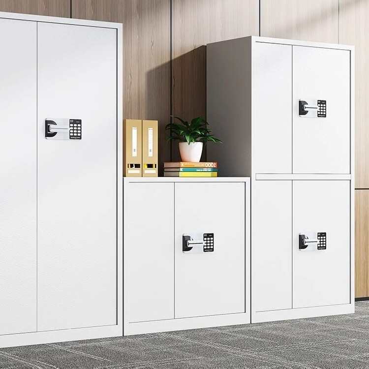 工厂定制电子保密柜钢制密码文件柜资料档案办公室财务加厚双节柜