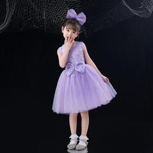高档六一舞儿童演服女童舞蹈蓬蓬纱裙幼出儿园中生小学大合唱台表