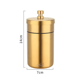 加厚不锈钢漏斗烟灰缸车载防飞灰家用客厅烟缸抗防摔加深防风烟灰