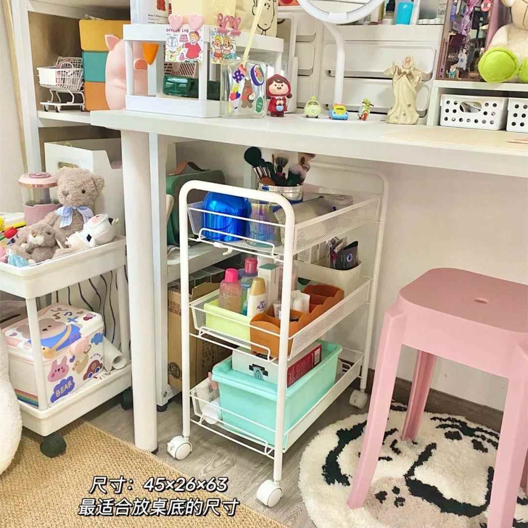 厨置物子架落地多用层可移动家房小推车放蔬菜篮菜筐玩17919013具