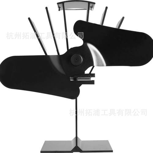 直销两叶木壁炉风扇热动力静音大风量热风扇现货