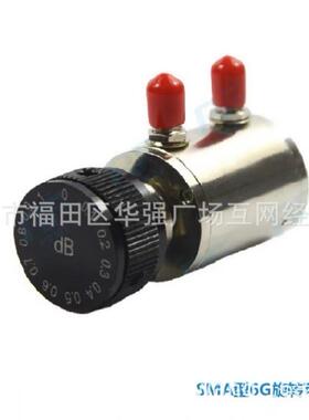SMA-KK-6G旋转可调衰减器0.1dB步进单股衰减器6G旋钮手动式衰减器