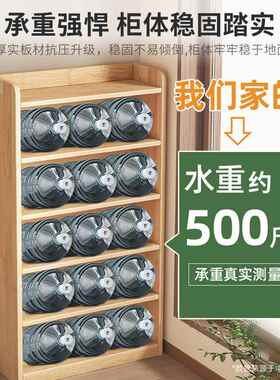 实木书架置物格架家用模块化由自组合柜厅G63ECA1客矮书柜落地靠