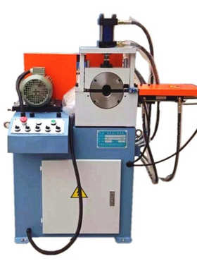 压型倒角机液单头r 供应厂家去毛刺角半自动 机器dj80nc倒角机