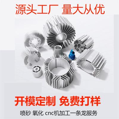 铝材开模定制挤压 CNC加工铝合金型材制品 直线电机模组铝型材
