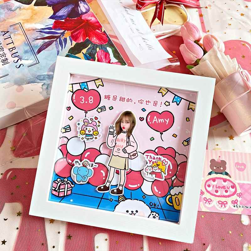 新款送妈妈日礼物感动有意义高级感闺蜜女生手工diy的毕业公司生