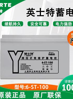 英士特蓄电池6-ST-100储能铅酸12V100AHUPSEPS直流屏应急电源电池
