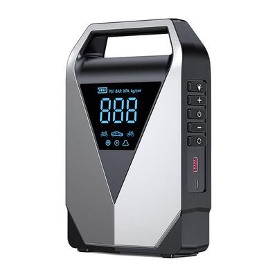 【LD12】跨境汽车应急强起电源充气泵一体搭电宝多功能电瓶打火