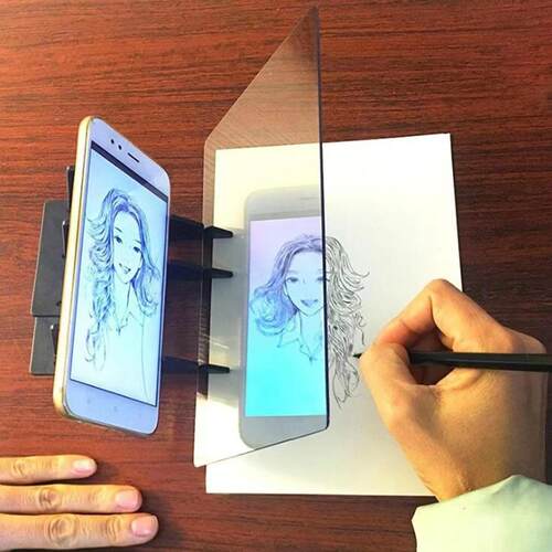 画画投影临摹画板 学画画工具 临摹台拷贝板 素描光学绘画板 通用
