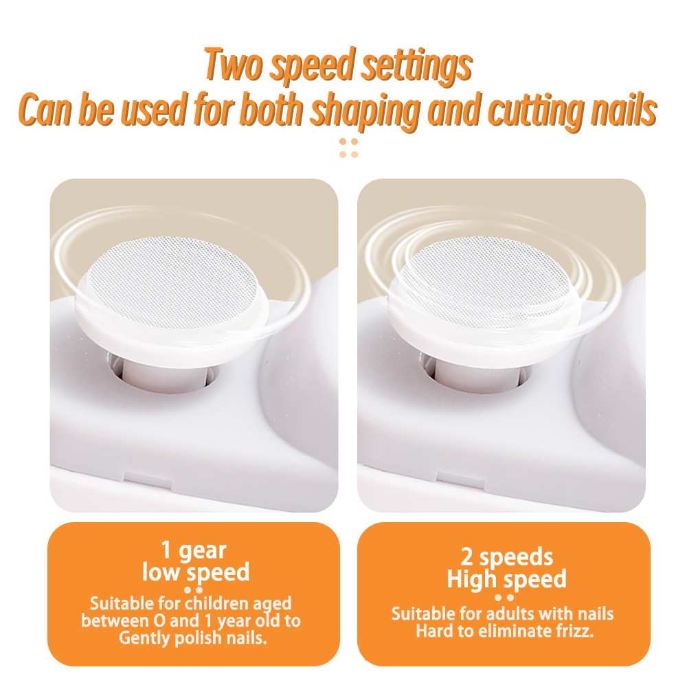 美甲打磨机电动指甲剪儿童成人防夹指甲钳自动指甲刀多功能磨甲器