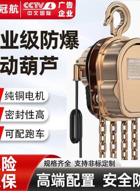防爆电动葫芦 IIB防爆葫芦油气矿场用2级三级四级防爆电动葫芦