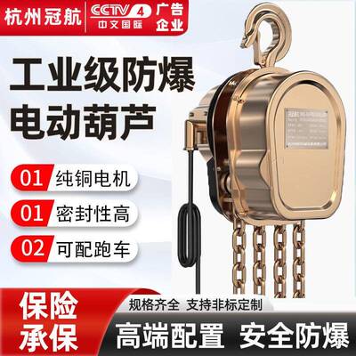 防爆电动葫芦 IIB防爆葫芦油气矿场用2级三级四级防爆电动葫芦