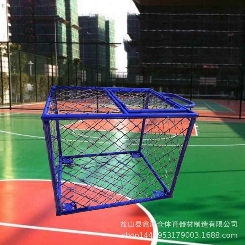供应可移动篮球推车训练场篮球收纳车幼儿园用篮球框