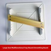 方形泥板刮刀板大平板塑料托盘装 载板绘画彩色板颜料调色板