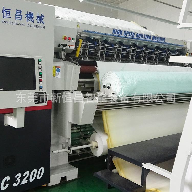 工厂全自动电脑多针多线超高速床垫、棉被绗缝机免费上门安装