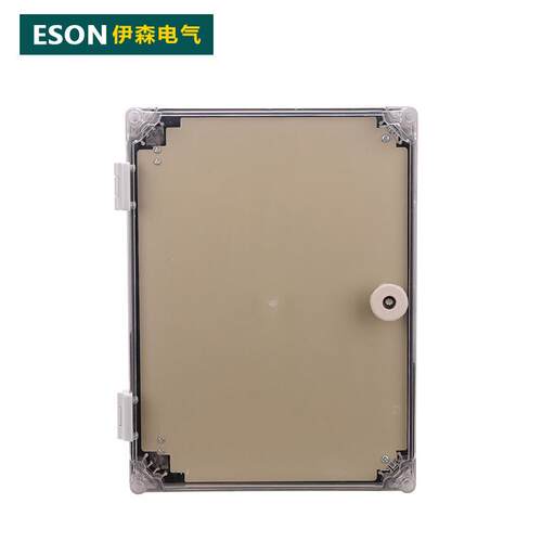 伊森电气 500*400*195 塑料防水箱 带中门配电箱 ABS防水箱