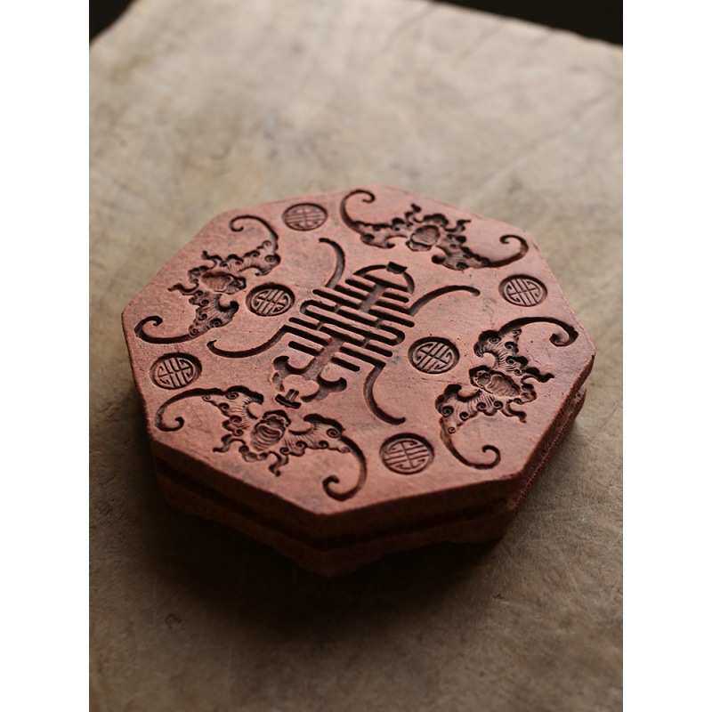 老红砖炉垫 炭炉老碳炉 石鼓底座 炉座茶炉隔热 工夫茶砂铫炉底盘,餐饮具,茶具礼盒,淘宝优惠券,粉丝福利购,淘宝优惠卷