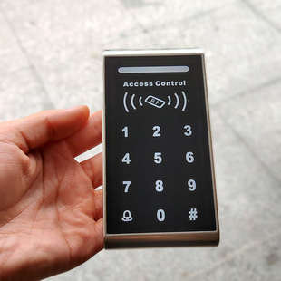 自动门机刷卡密码门禁一体机 金属触摸式读卡器 门禁系统按键开门