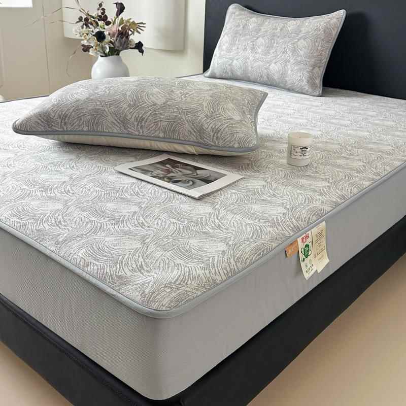 夏天冰丝床笠单件凉席可机洗水洗凉感床单套罩全包床罩床垫保护罩